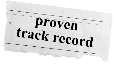 Proven track record