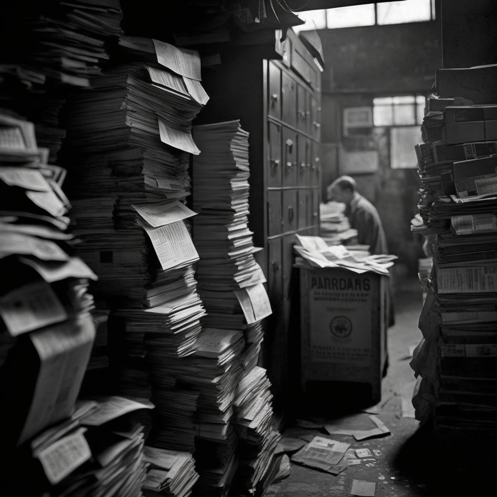 Digital PR agency | Stacks of old newspapers  and magazines