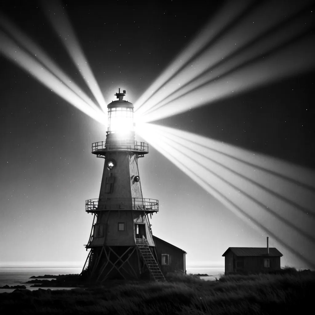 Google search ads | black and white photo of a lighthouse
