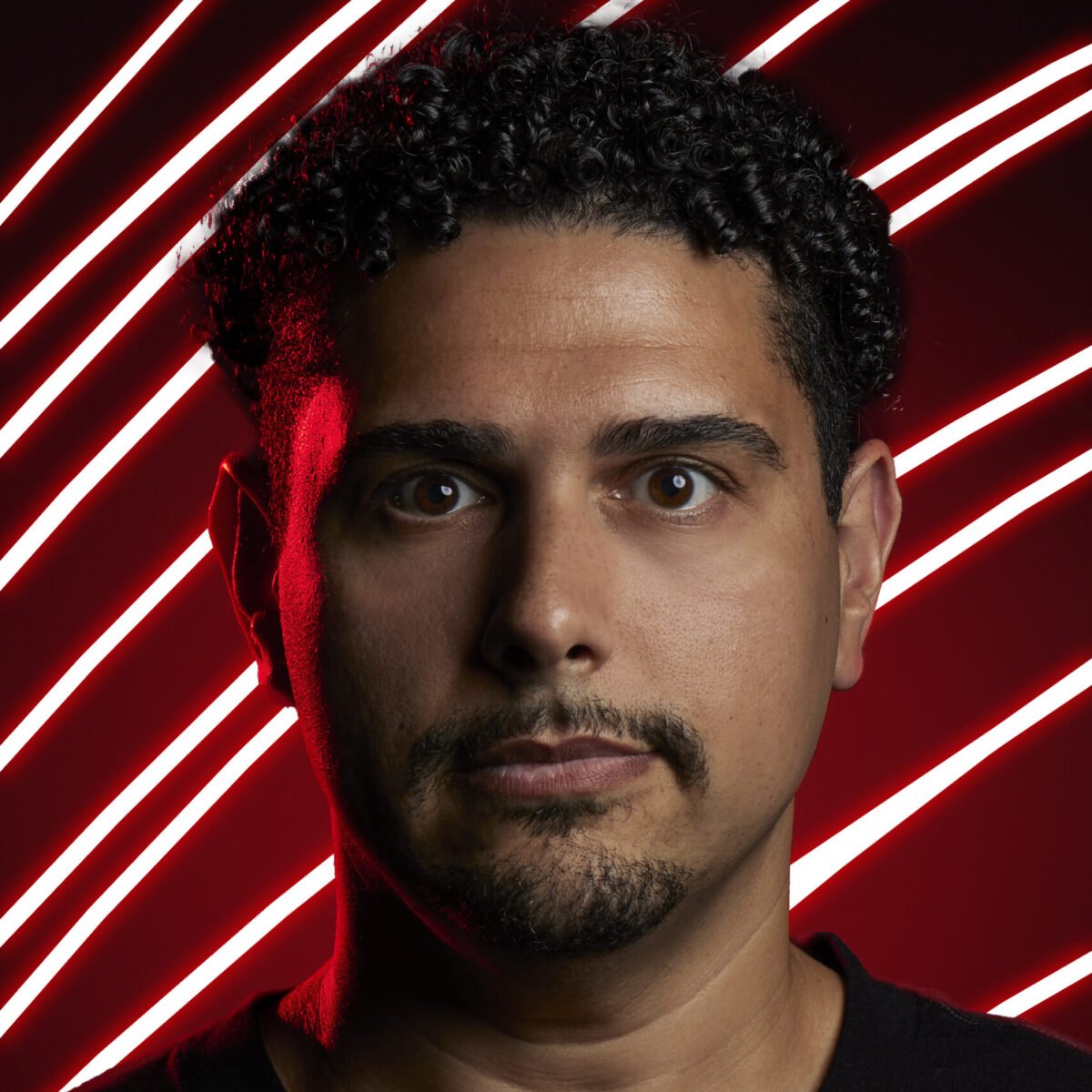Scribbled portrait of Javier from the Dark Horse team.
