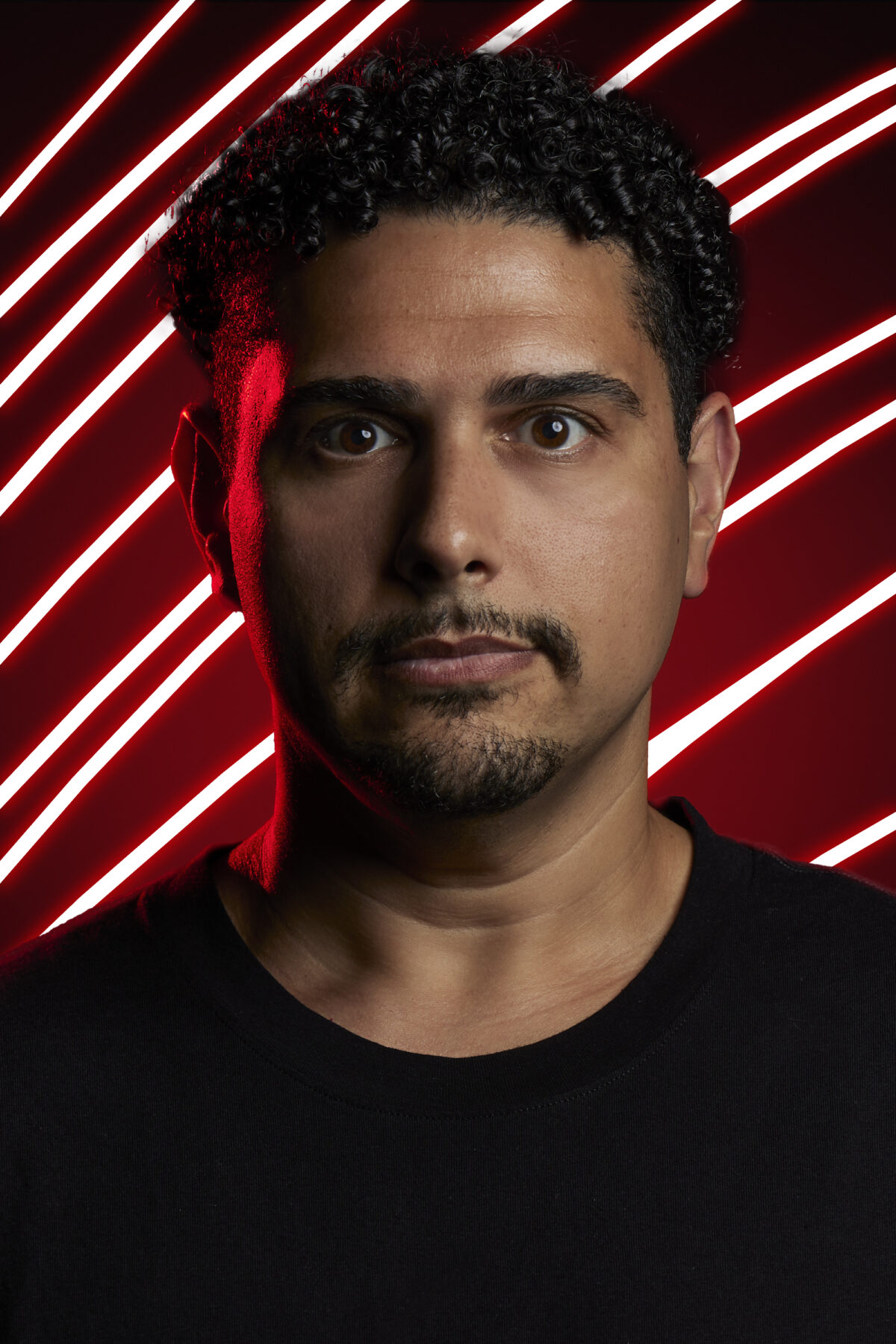 Scribbled portrait of Javier from the Dark Horse team.